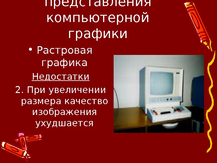 От каких параметров зависит качество компьютерного изображения