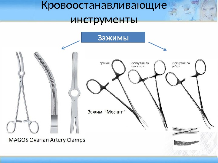 Зажим кохера рисунок