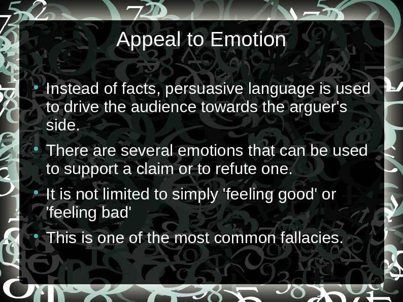 appeal to emotion