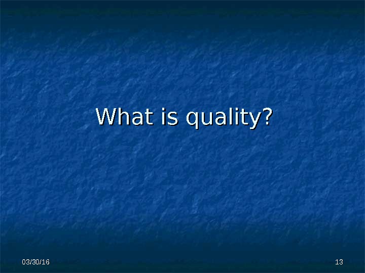 Apple quality