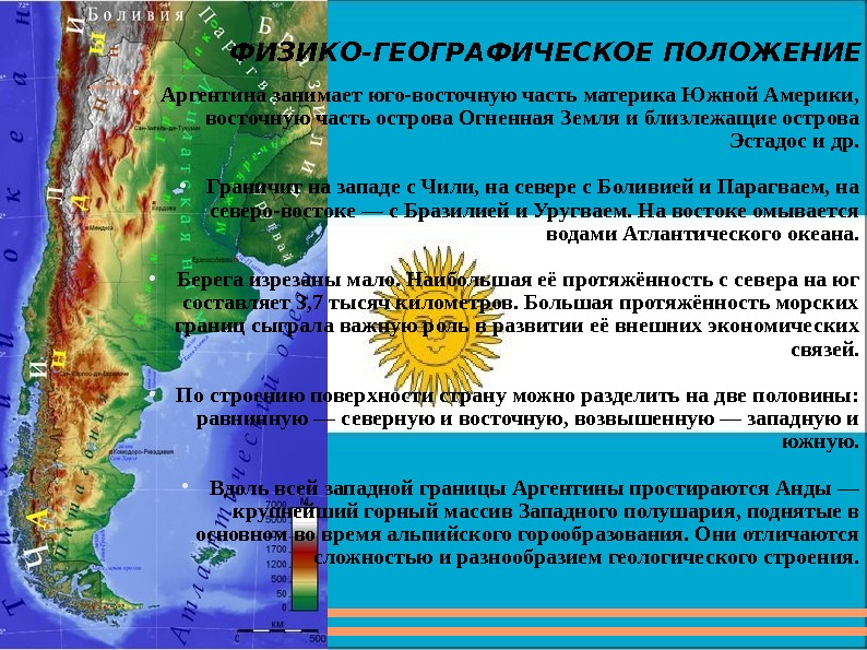 Характеристика аргентины по плану