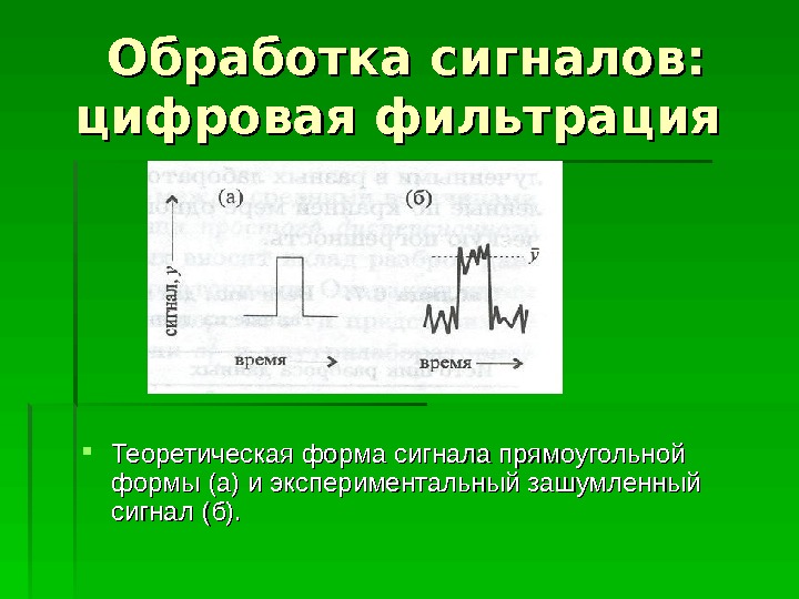 Цифровая обработка сигналов. Цифровая фильтрация сигналов. Обработка сигналов. Фильтрация дискретных сигналов. Сигнал прямоугольной формы.