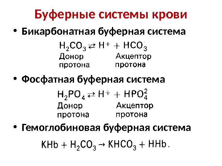 Буферные системы. Буферные системы крови (гидрокарбонатная, фосфатная).. Бикарбонатная буферная система крови. Бикарбонатная буферная система механизм. Перечислите буферные системы крови человека.