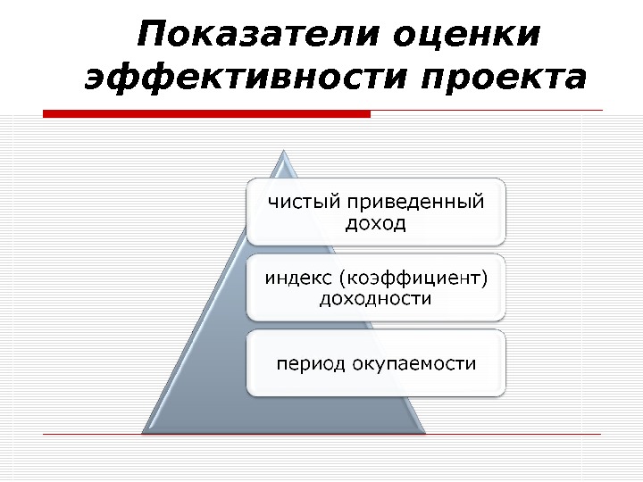 Показатели эффективности бизнес проекта