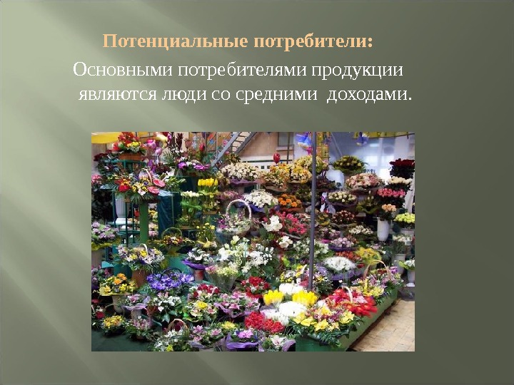 Цветочный магазин прибыль
