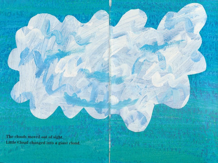 Little cloud. Тучки на бумаге акварель. Little cloud Eric Carle. Книга little cloud.