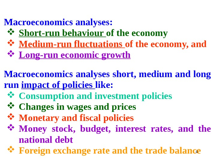 CHAPTER II Macroeconomic Models 1 In