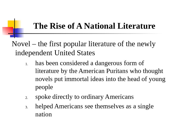 Chapter 3 The Rise of a National
