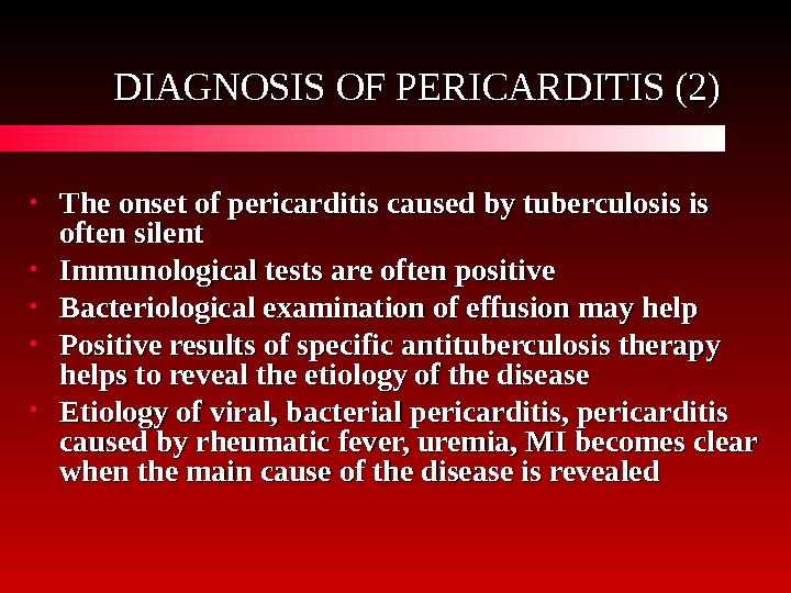 CHEST PAIN: Differential Diagnosis Vladimir