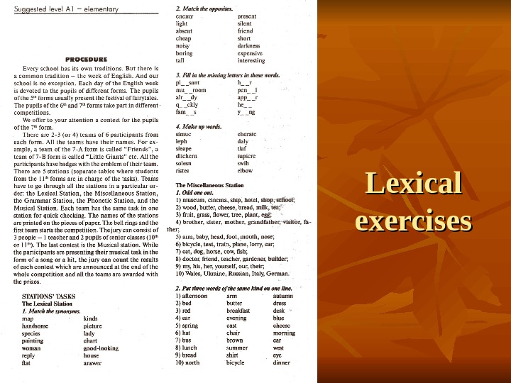 Translate the following words. Lexical and Grammar exercises. Lexical exercises английский. Lexical Grammar activities. Lexical exercises in English ответы.