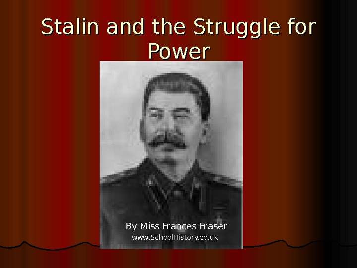 how did joseph stalin rise to power