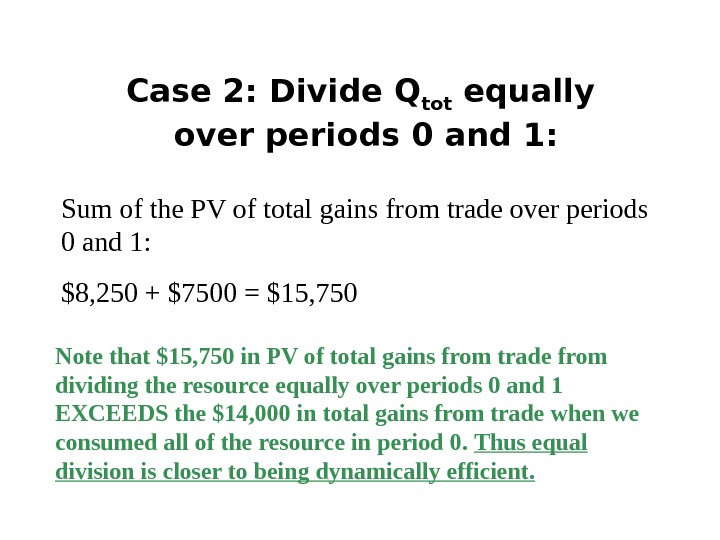 Over a period. For over a period of.