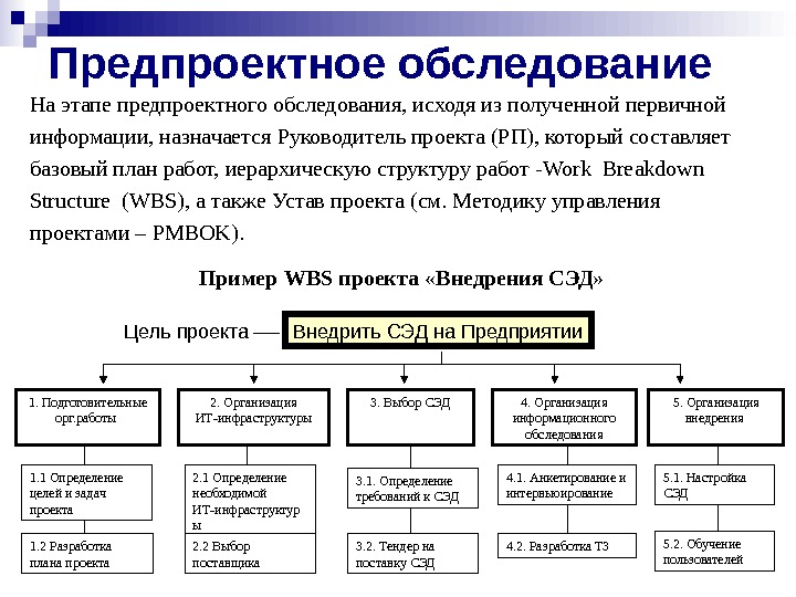 Отчет по предпроектному обследованию 1с образец