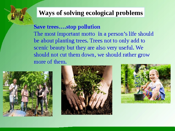 Ecological problems презентация