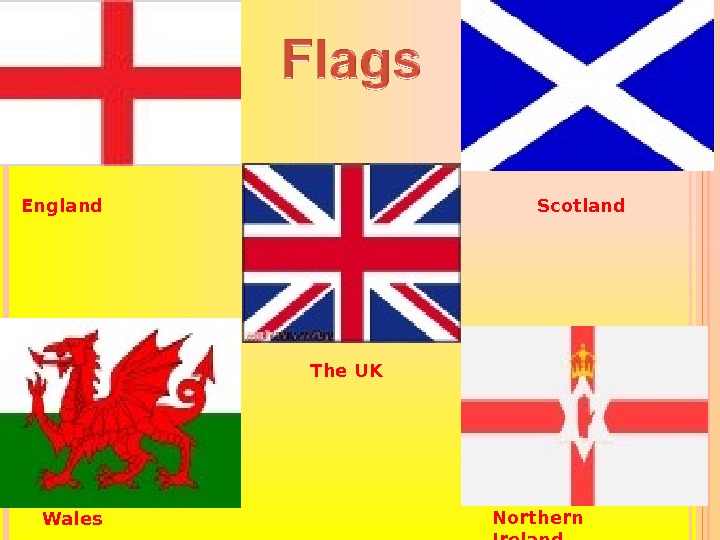 √ England Scotland Wales And Northern Ireland Flags : United Kingdom ...