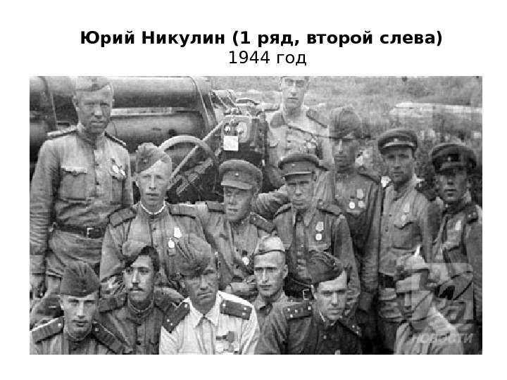 Никулин военные фото