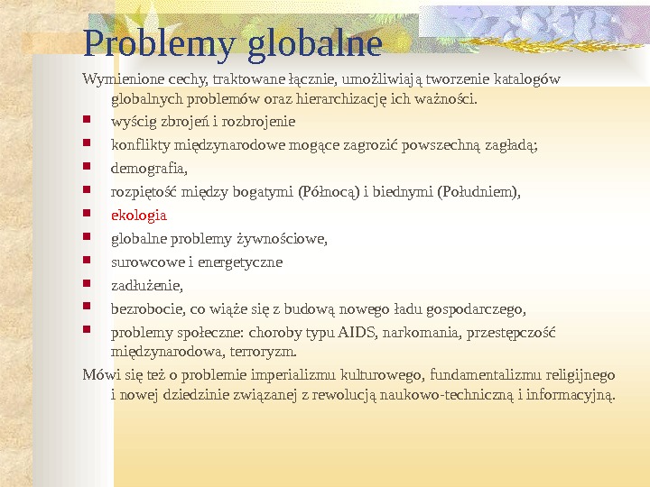Globalne Problemy Sprawdzian Nowa Ea