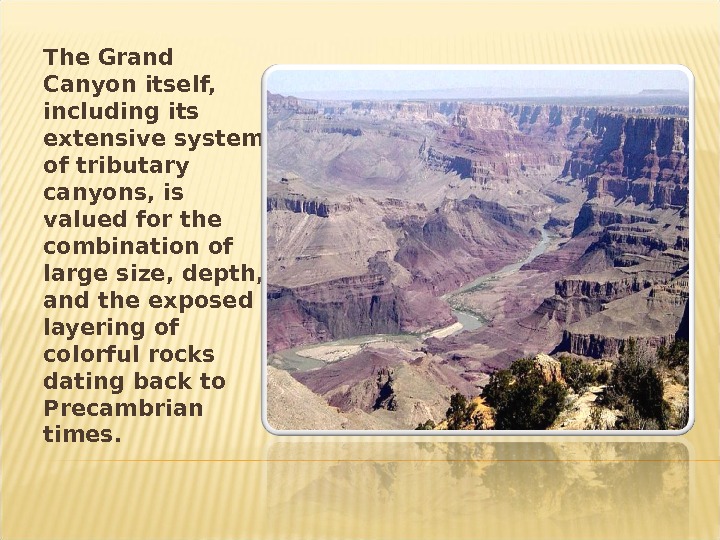 Презентация grand canyon