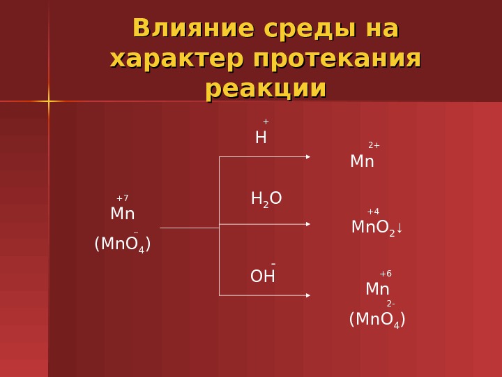 N2 и o2 продукты реакции. Влияние среды на протекание окислительно-восстановительных реакций. Влияние среды на протекание ОВР. Влияние среды на характер h2o2. Влияние PH на протекание реакции.