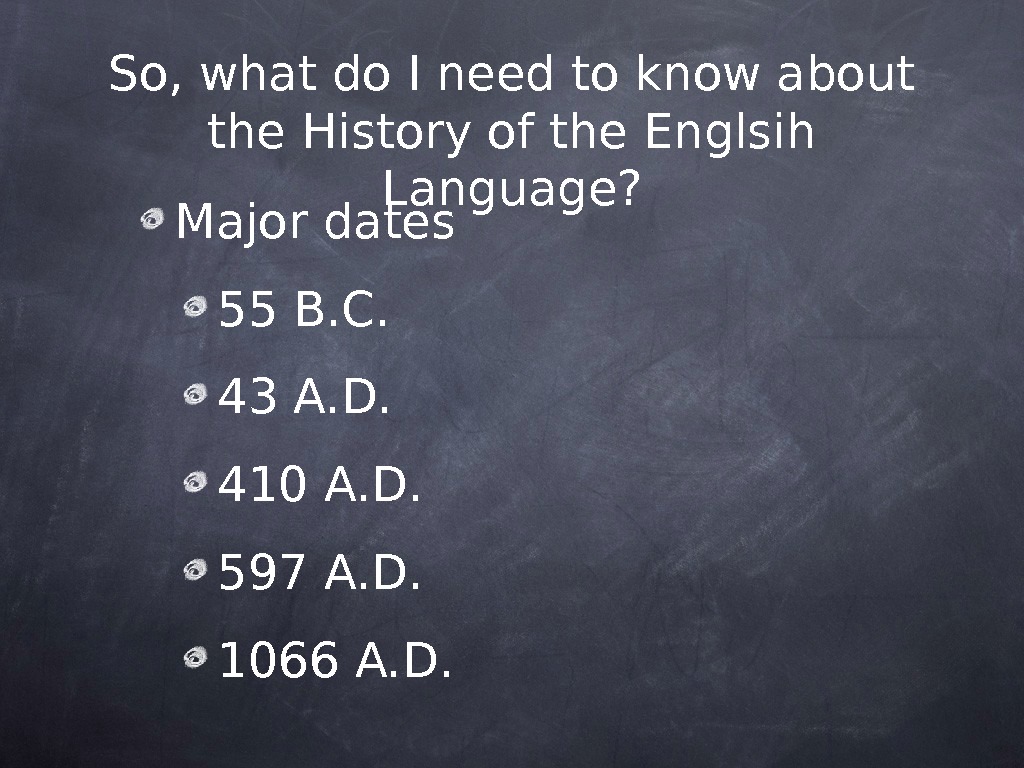 A Brief History Of English