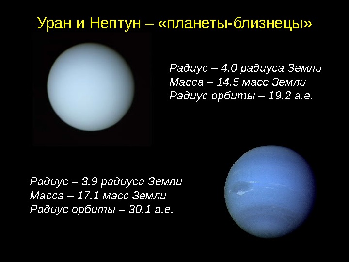 Масса планеты земля радиус. Размеры планеты Уран и Нептун. Планеты Близнецы Уран и Нептун. Радиус Нептуна в радиусах земли. Диаметр Нептуна относительно земли.