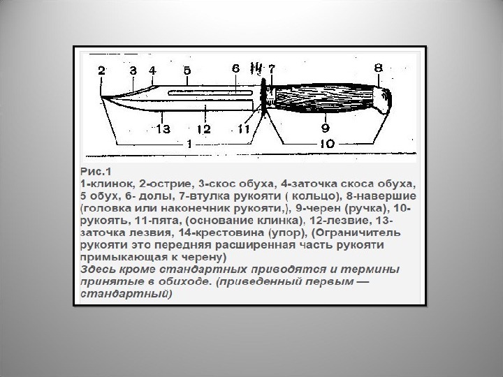 Конец острия. Виды обуха клинка. Виды скоса обуха ножа. Скос обуха ножа. Скос обуха клинка.