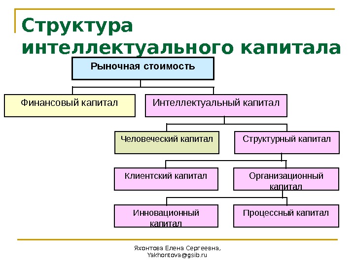 Идея проекта это интеллектуальный капитал