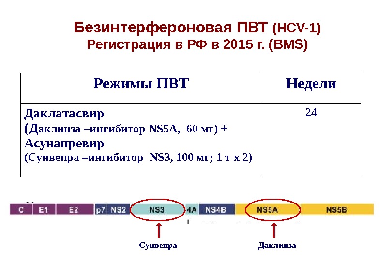 Безинтерфероновые схемы лечения гепатита с