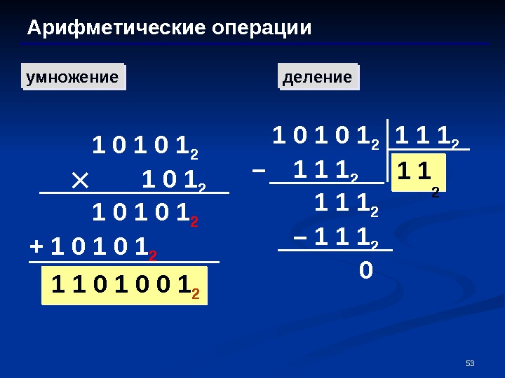 Двоичное умножение. Арифметические операции деление. Деление двоичных чисел примеры. Операция деления двоичных чисел. Умножение и деление двоичных чисел.