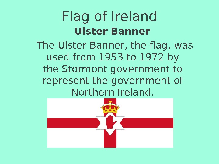 Презентация northern ireland на английском