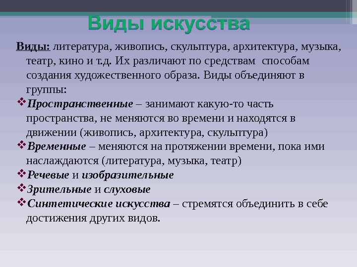 Искусство общество 8 класс. Искусство конспект по обществознанию 10 класс. Виды искусства Обществознание. Обществознание :виды искуств. Типы искусства Обществознание.