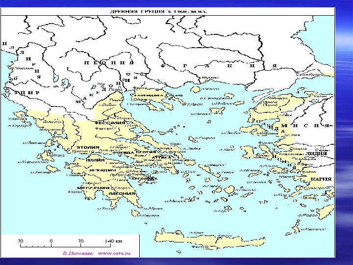 Античная греция карта
