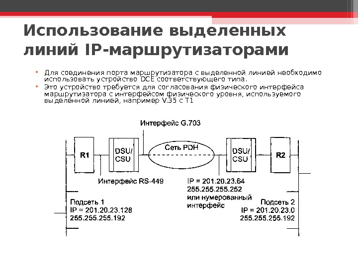 Используя выделенные. Использование выделенных линий. В чем заключаются функции устройств DCE?.