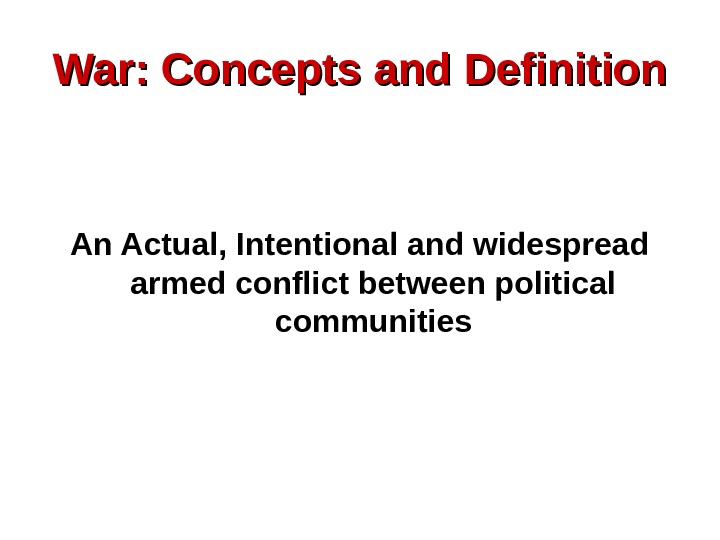 just war theory thesis