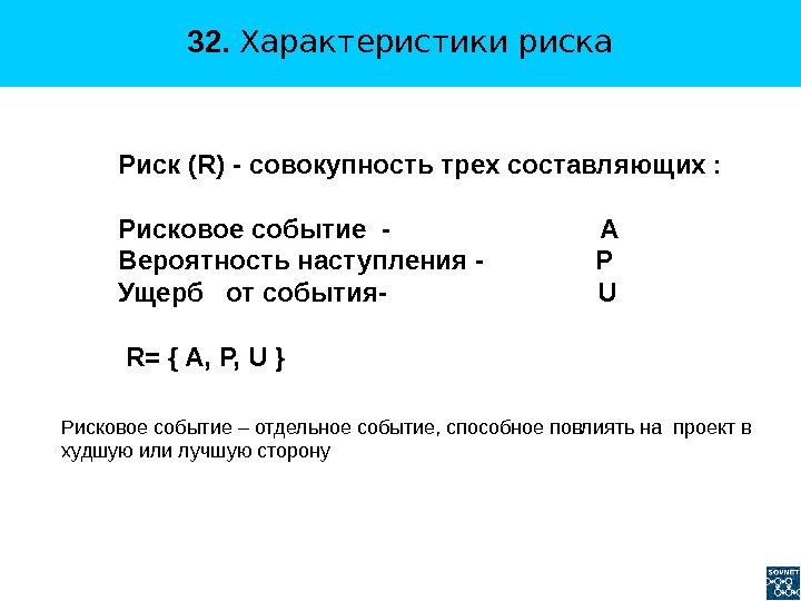 Основные параметры риска