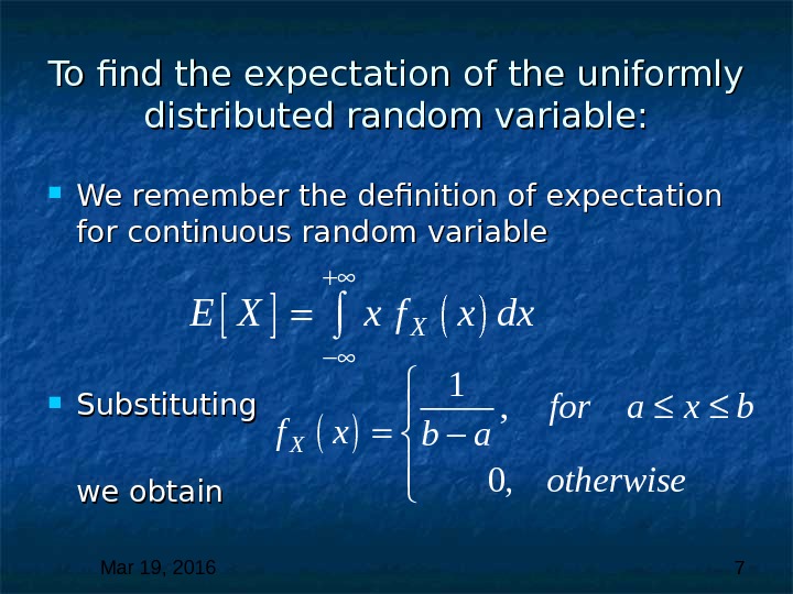 T variable expecting. Probability Theory. Expectation of exponent normal.