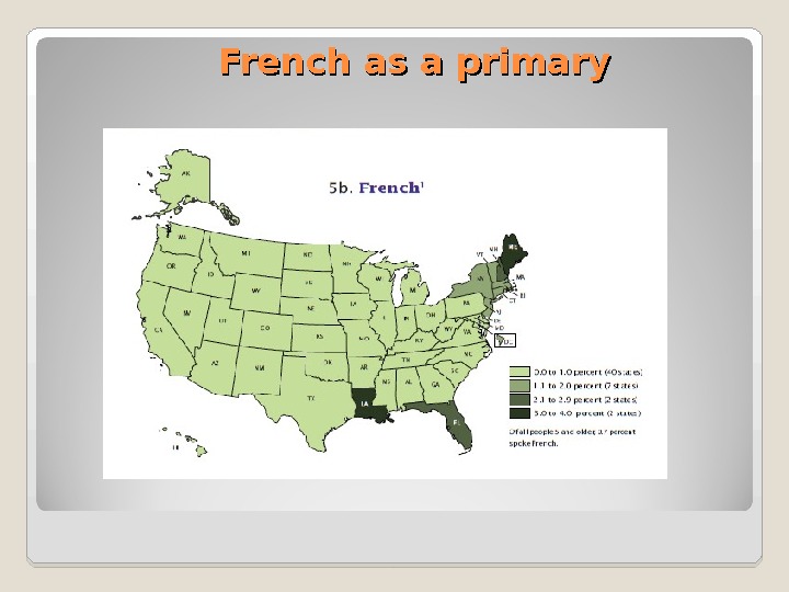 The language situation in the U. S. Anna