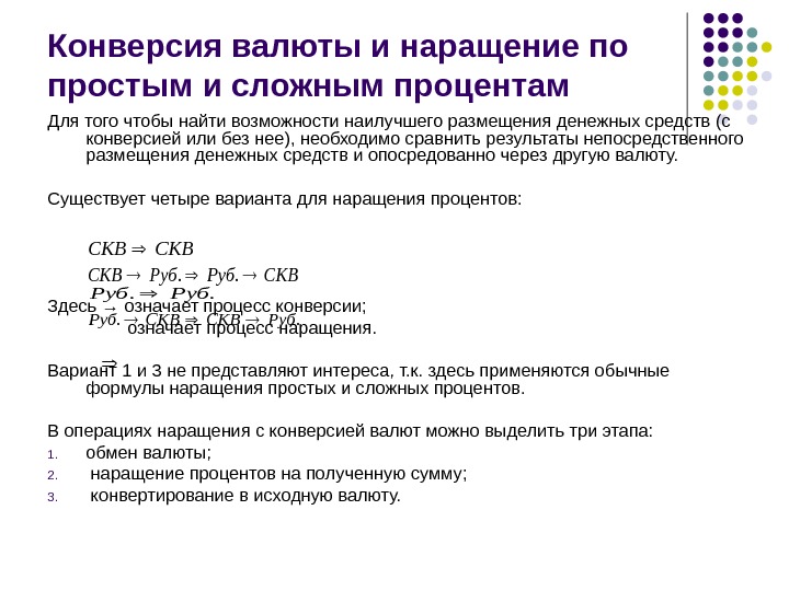 Скв на лиговском курс валют сегодня обмен. Конверсия валюты и наращение сложных процентов. Конверсия валюты это. Конверсия валюты формула. Наращение простых процентов.