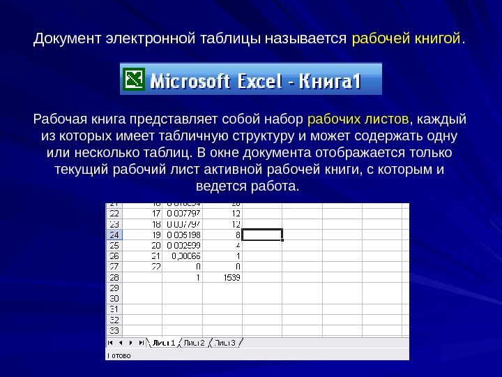 Как связать презентацию с файлом excel