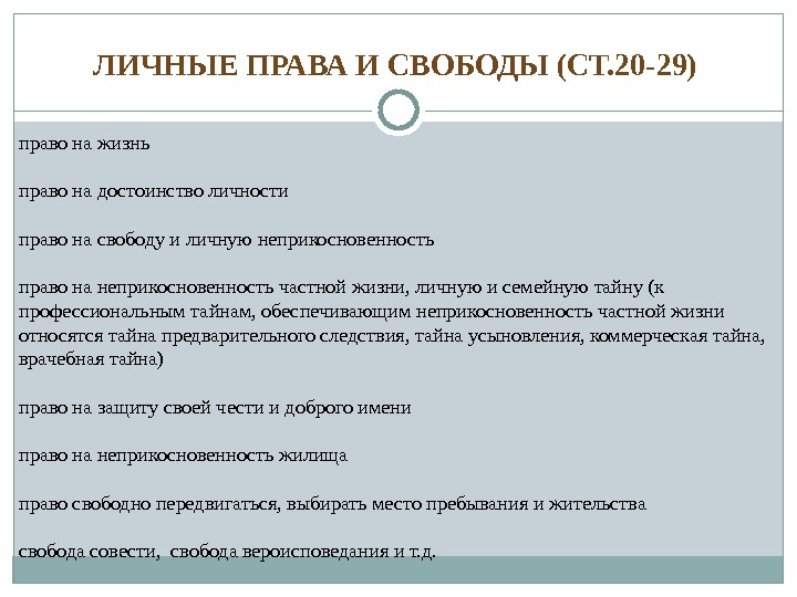 Политические права и свободы презентация