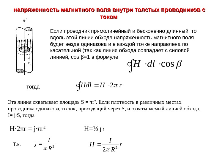 Индукция магнитного поля бесконечно длинного прямолинейного проводника. Индукция магнитного поля бесконечно длинного прямолинейного проводника