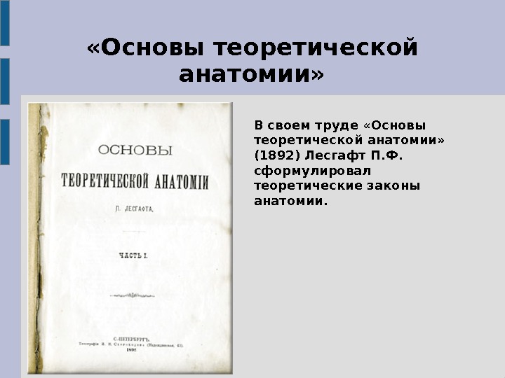 Лесгафт презентация по педагогике