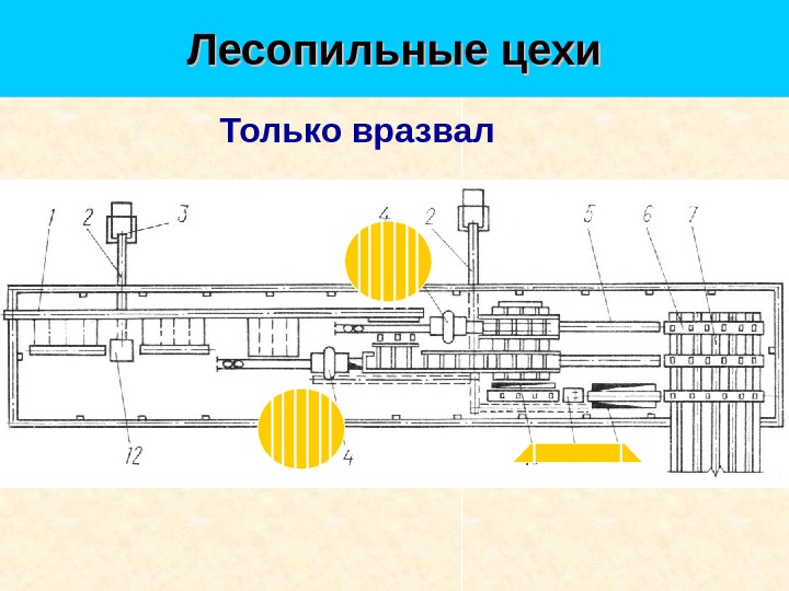 Лесопильный цех схема