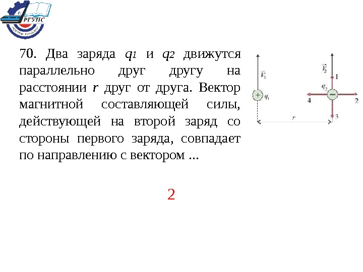 Показывает заряд 2. Силы действующие на 2 движущих заряда. Заряд движущийся параллельно направлен. Вектор силы действующей на заряд. Два разноименных заряда q1 q2 1/2.