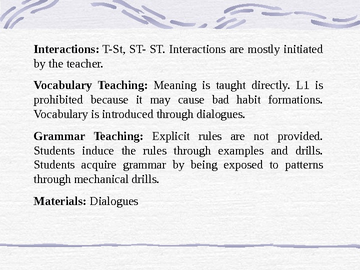 Methods of teaching English: A brief history