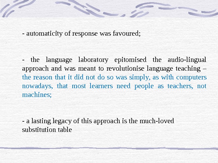 Methods of teaching English: A brief history
