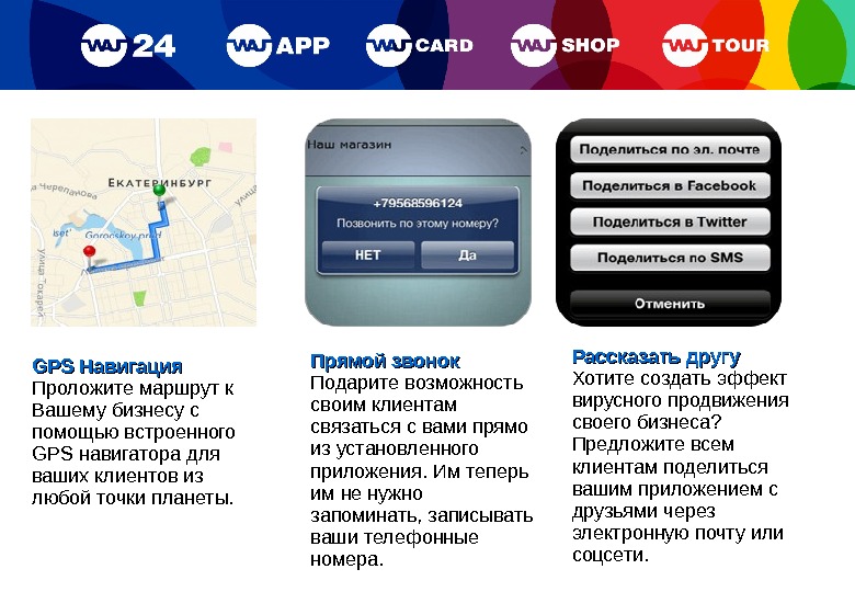 Презентация приложения для телефона