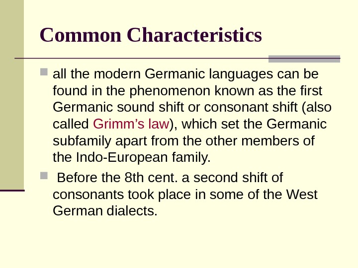 Characteristic feature. Germanic languages презентация. Modern Germanic languages презентация. North Germanic languages презентация. Old Germanic languages.