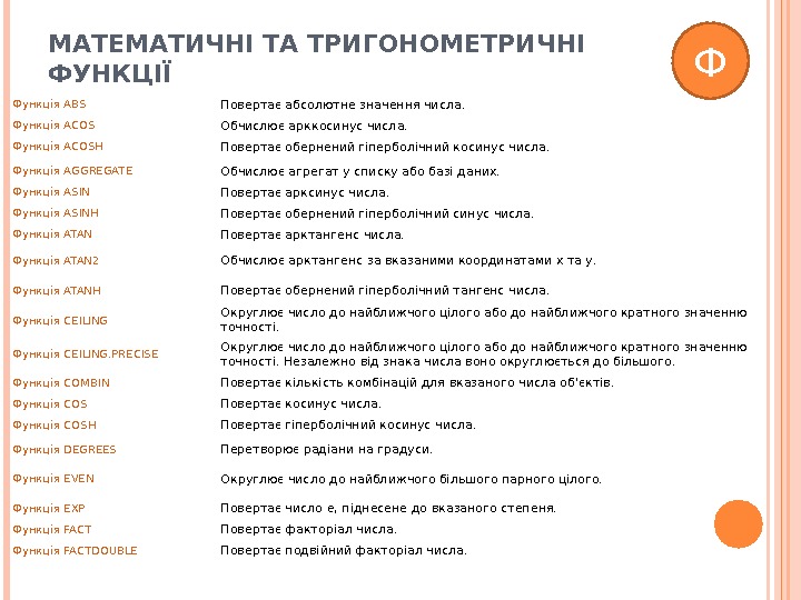 Презентация ms excel