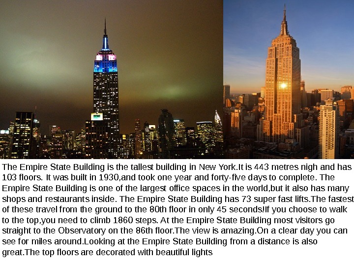 Empire state building презентация